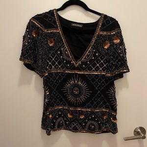 Antik Batik beaded top size S 38